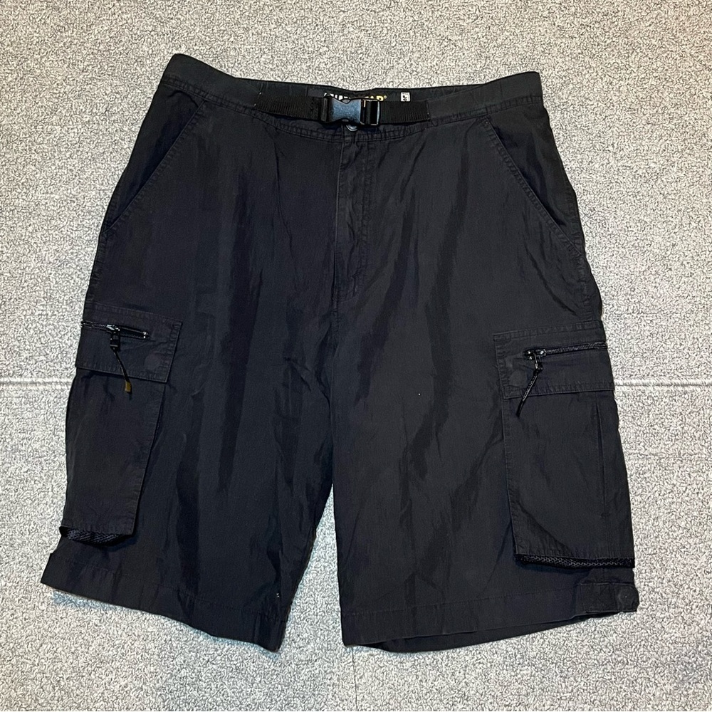 Vintage Levis Silvertab Cargo Shorts Mens Size 36 Black Baggy Skate Hip Hop 90s
